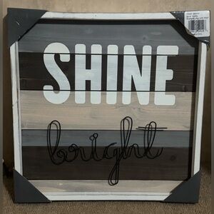 Rustic Shine Bright Wall Decor
